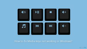 How to fix media keys not working in windows