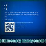 How to fix memory management error
