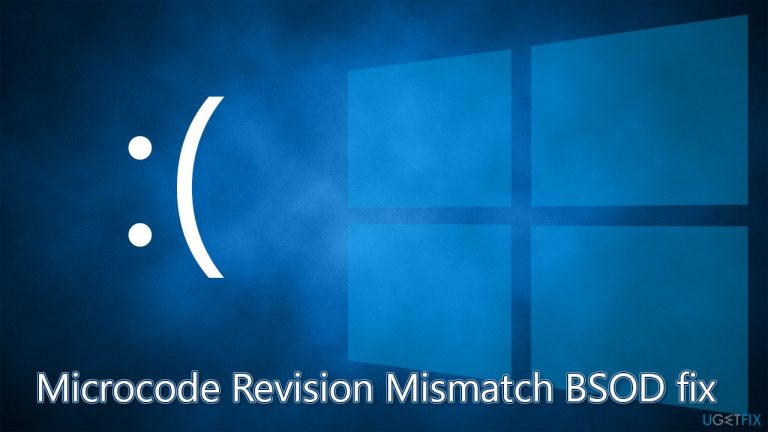 How to fix Microcode Revision Mismatch BSOD in Windows?