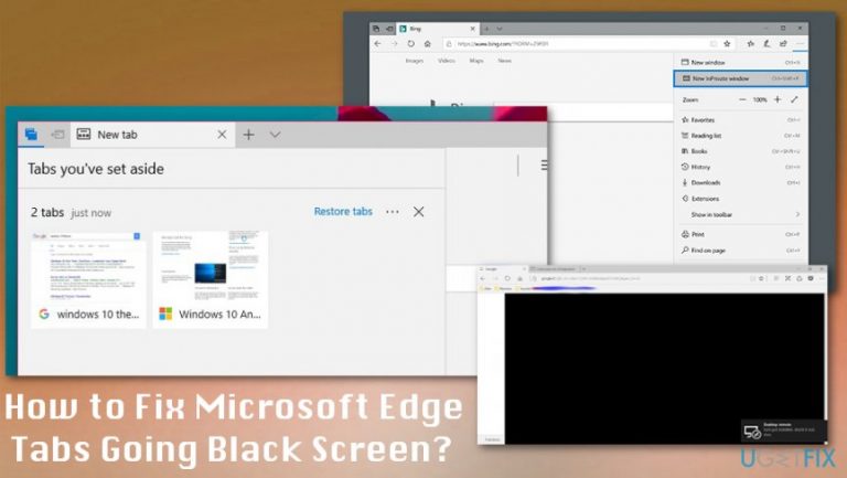 How to Fix Microsoft Edge Tabs Going Black Screen?