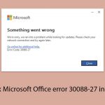 How to fix microsoft office error 30088 27 in windows copy