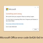 How to fix microsoft office error code 0x426 0x0 in windows copy