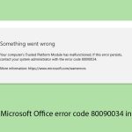 How to fix microsoft office error code 80090034 in windows copy