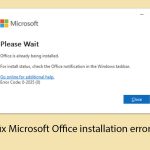 How to fix microsoft office installation error 0 2035 copy