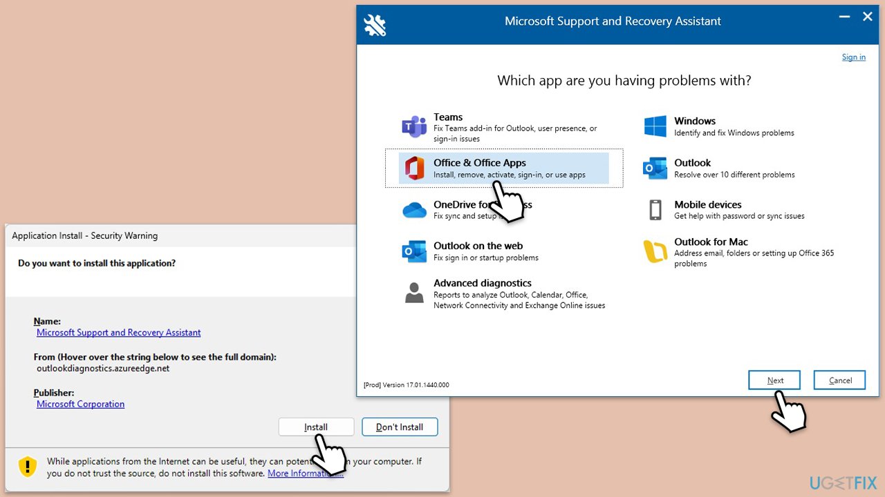 Microsoft Recovery and Support Assistant