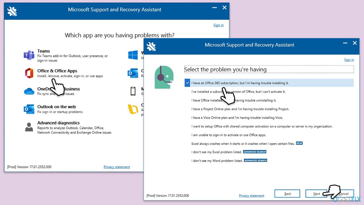 How to fix microsoft office installation error 30183 1011 in windows support and recovery assistant How to fix microsoft office installation error 30183 1011 in windows support and recovery assistant