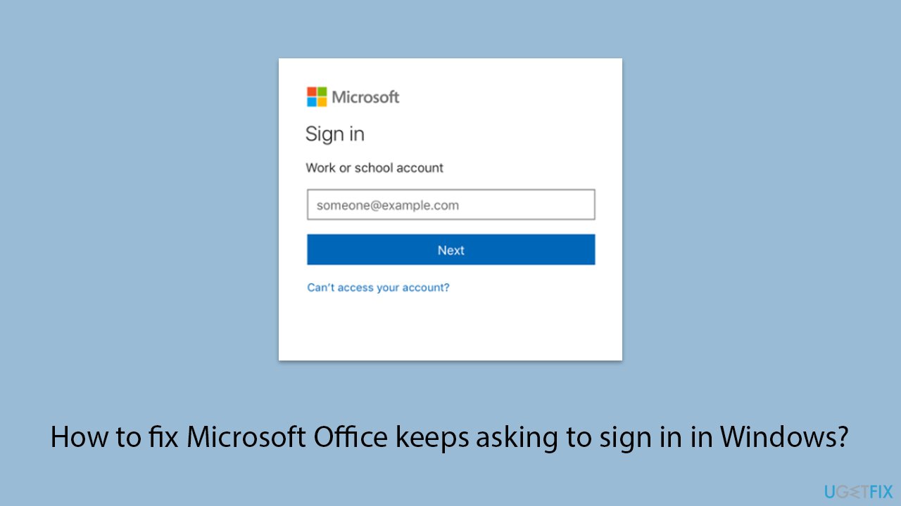 How to fix microsoft office keeps asking to sign in in windows copy