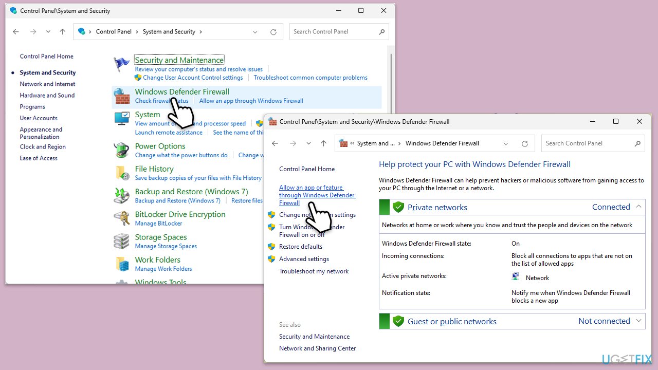 How to fix microsoft outlook error 0x8004011d in windows allow through firewall copy