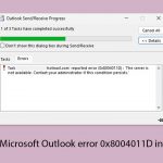 How to fix microsoft outlook error 0x8004011d in windows copy