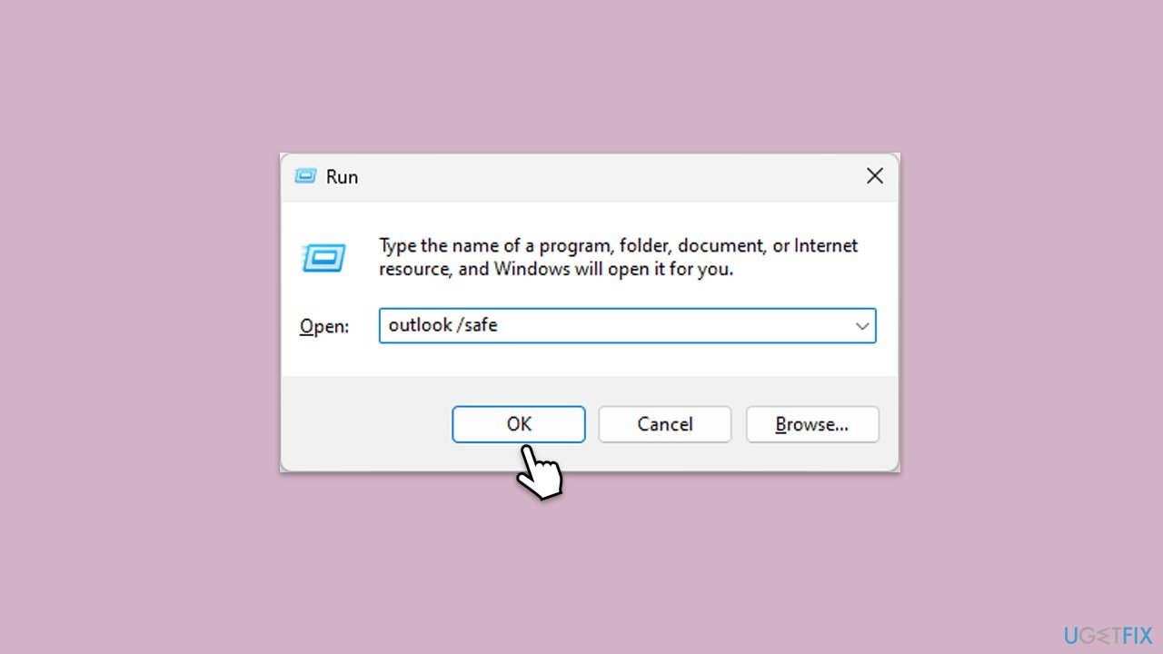 How to fix microsoft outlook error 0x8004011d in windows launch in safe mode copy