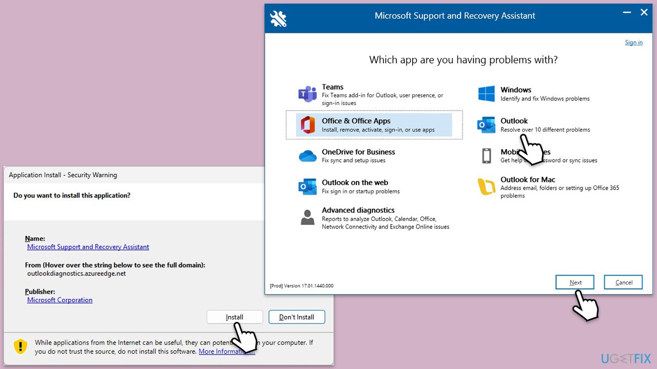 How to fix microsoft outlook error 0x8004011d in windows microsoft support recovery assistant copy