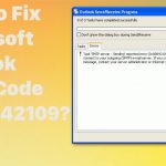 How to fix microsoft outlook error code 0x80042109