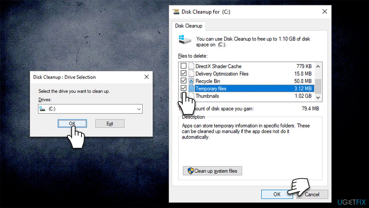 Perform Disk Cleanup