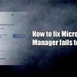 How to fix microsoft pc manager fails to install