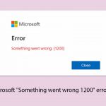 How to fix microsoft something went wrong 1200 error in windows copy