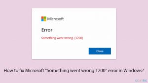 How to fix microsoft something went wrong 1200 error in windows copy