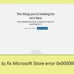 How to fix microsoft store error 0x00000005