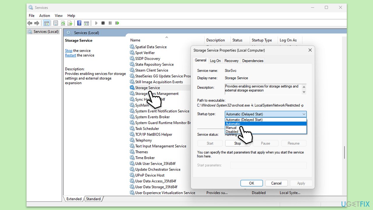 How to fix microsoft store error 0x00000193 in windows services copy