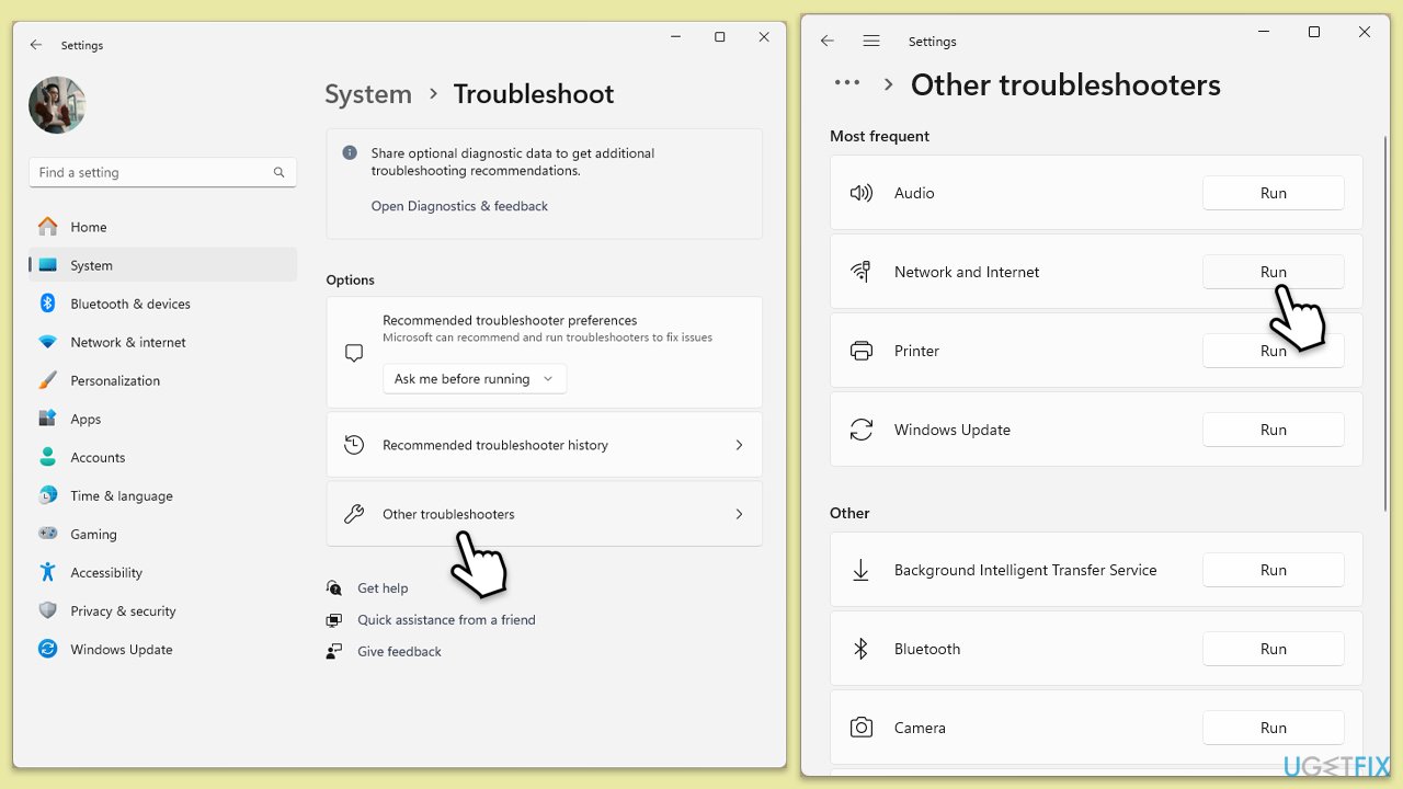 How to fix microsoft store error 0x80040153 in windows network troubleshooter