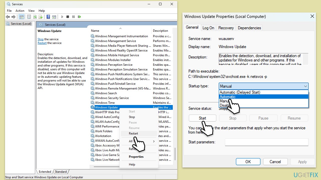 How to fix microsoft store error 0x8024001d check services copy