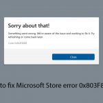 How to fix microsoft store error 0x803f800b copy