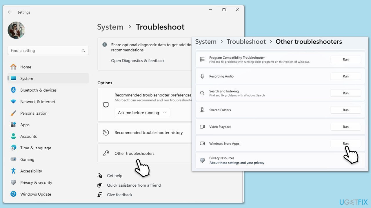 How to fix microsoft store error 0x8086000c in windows store troubleshooter How to fix microsoft store error 0x8086000c in windows store troubleshooter