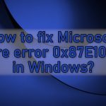 How to fix microsoft store error 0x87e10bcf in windows