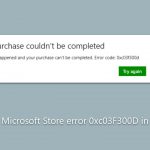How to fix microsoft store error 0xc03f300d in windows