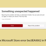 How to fix microsoft store error 0xc0ea0002 in windows copy