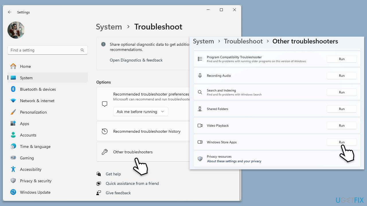 How to fix microsoft store error code 0x000001f6 troubleshooter