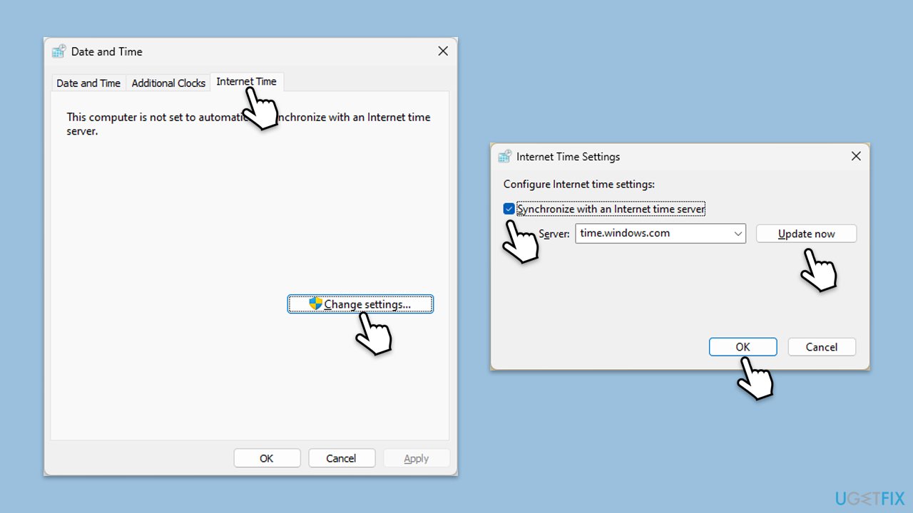 How to fix microsoft store error pardon the interruption in windows check time and date copy