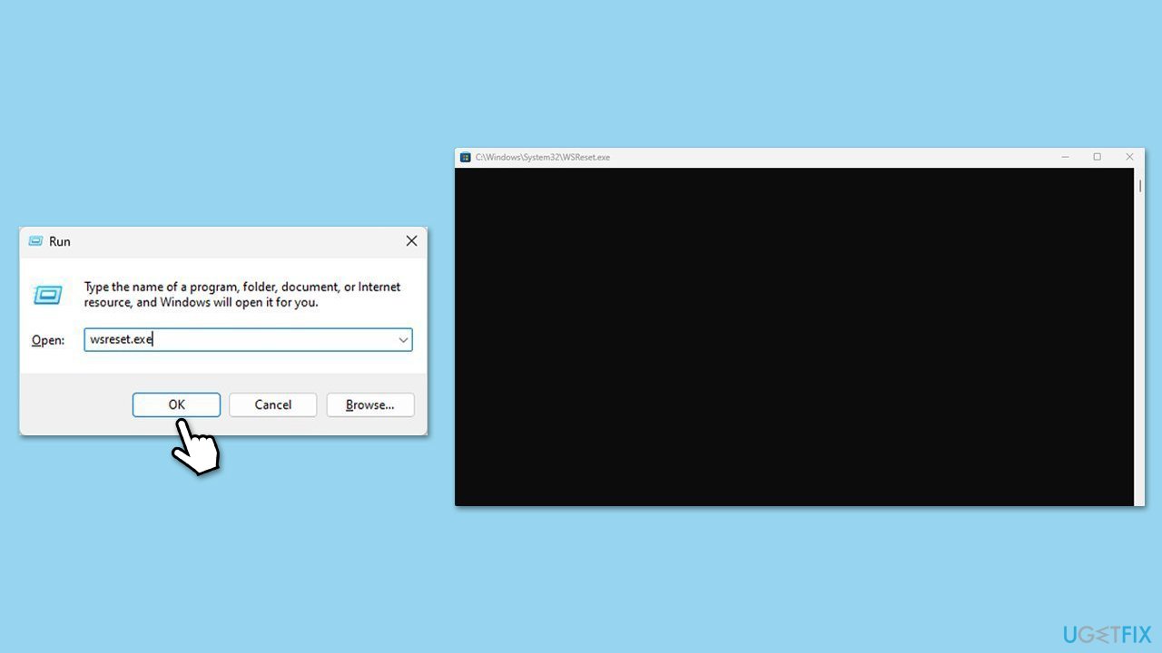 How to fix microsoft store stuck on updating clear cache