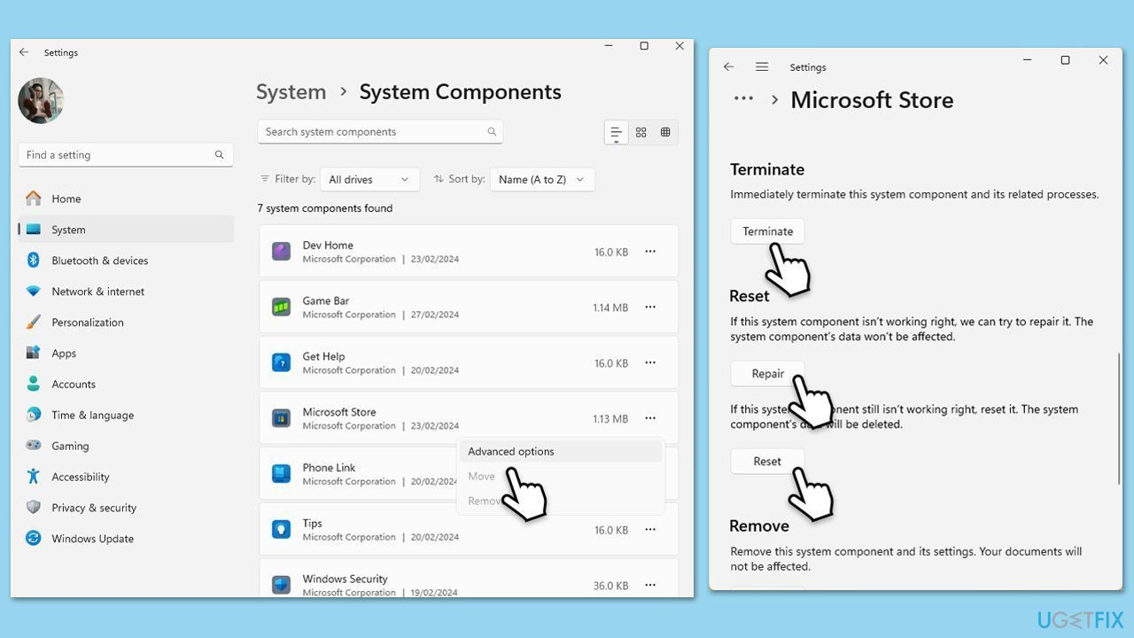 How to fix microsoft store stuck on updating repair reset microsoft store
