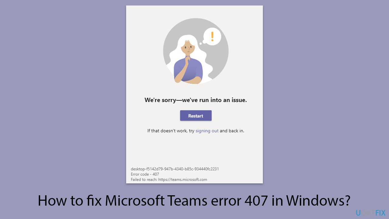 How to fix microsoft teams error 407 in windows copy How to fix microsoft teams error 407 in windows copy