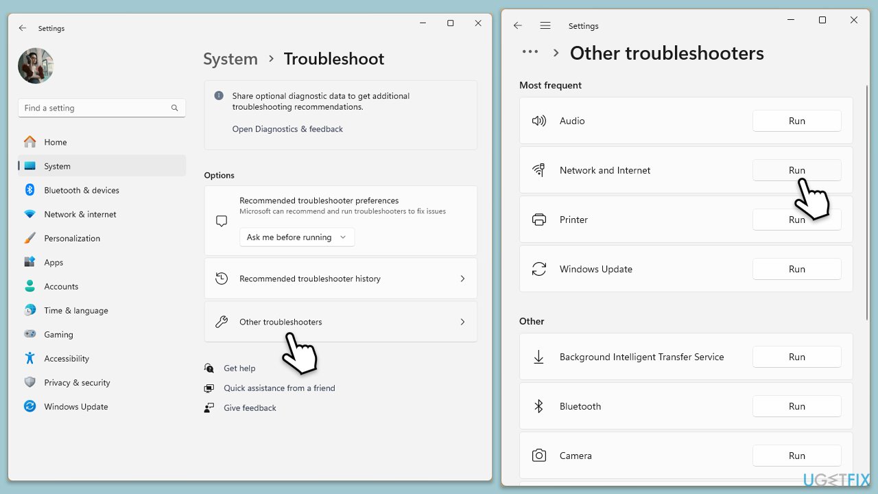 How to fix microsoft teams error 80070164 in windows run network troubleshooter