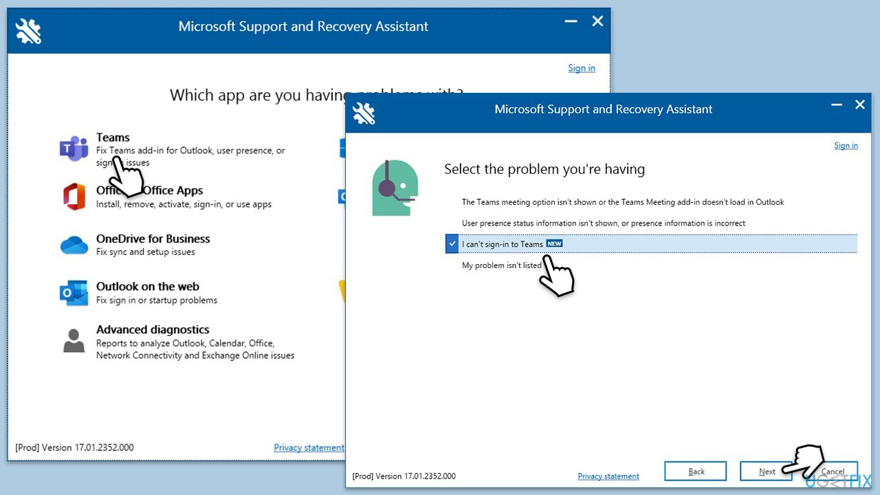 How to fix microsoft teams error code 3399614475 in windows recovery assistant copy How to fix microsoft teams error code 3399614475 in windows recovery assistant copy