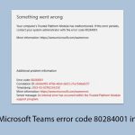 How to fix microsoft teams error code 80284001 in windows copy