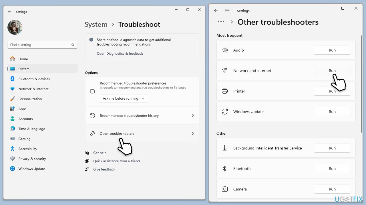 How to fix microsoft teams error code 80284001 in windows network troubleshooter