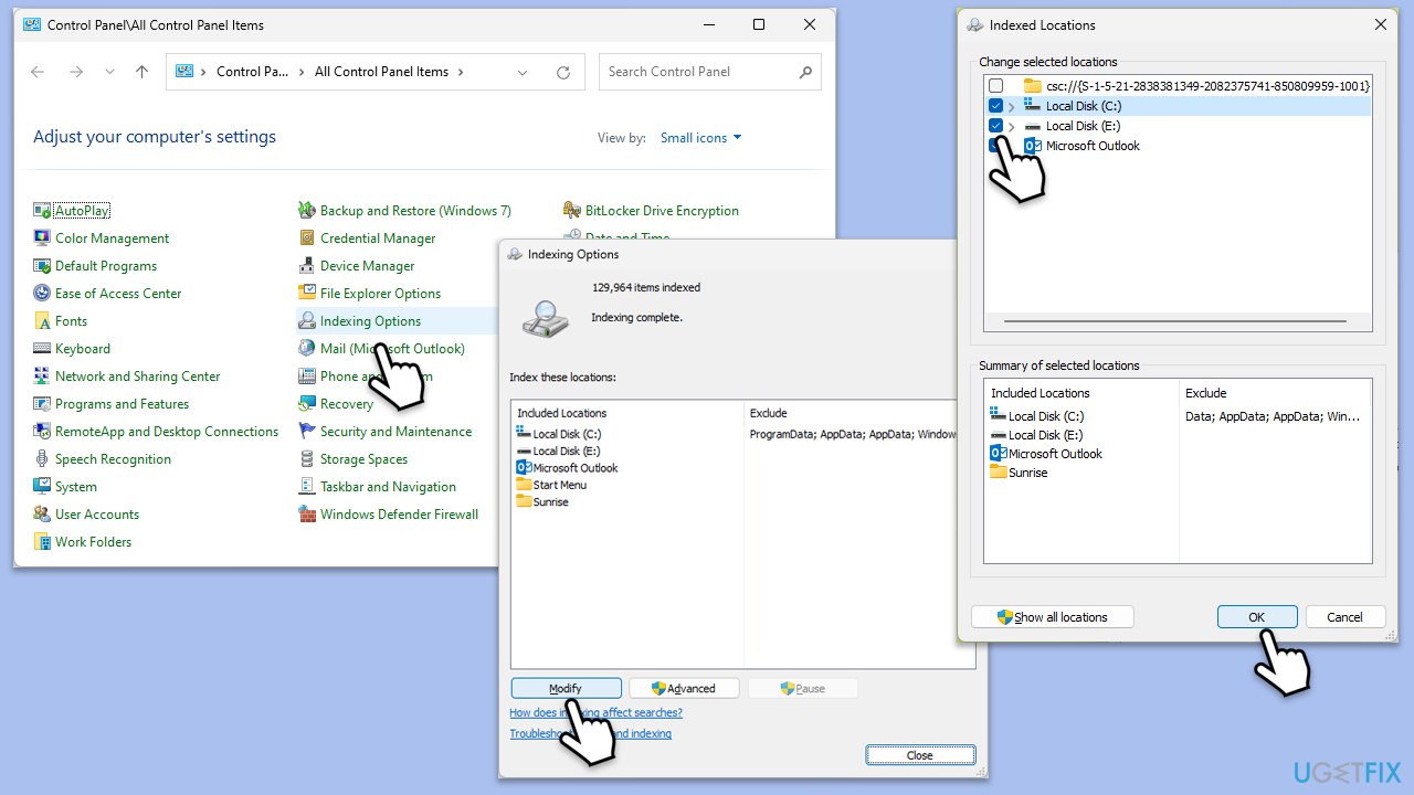 How to fix microsoft windows search filter searchfilterhost exe high cpu usage in windows rebuild search index copy
