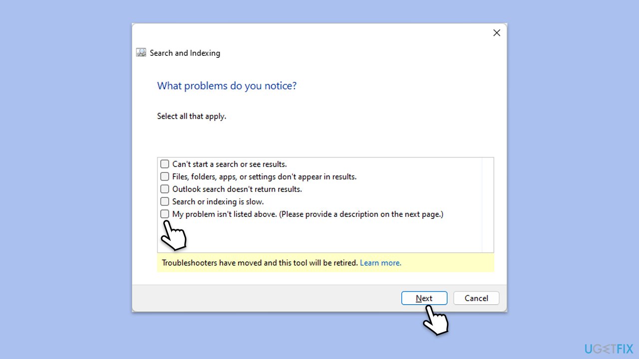 How to fix microsoft windows search filter searchfilterhost exe high cpu usage in windows search and indexing troubleshooter copy