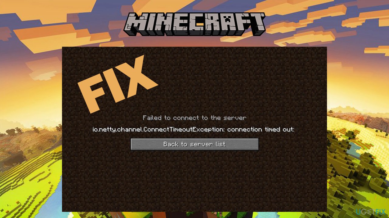 How To Fix Minecraft Error Io Netty Channel Connecttimeoutexception Connection Timed Out