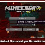 How to fix minecraft error multiplayer is disabled please check your microsoft account settings