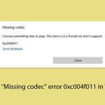 How to fix missing codec error 0xc004f011 in windows copy