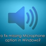 How to fix missing microphone boost option in windows