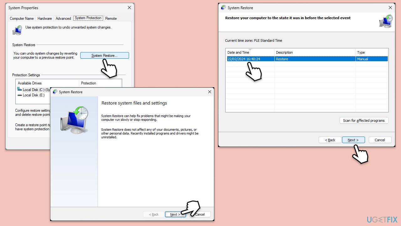 How to fix mouse double clicking on a single click system restore