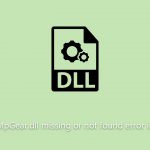 How to fix mpgear dll missing or not found error in windows