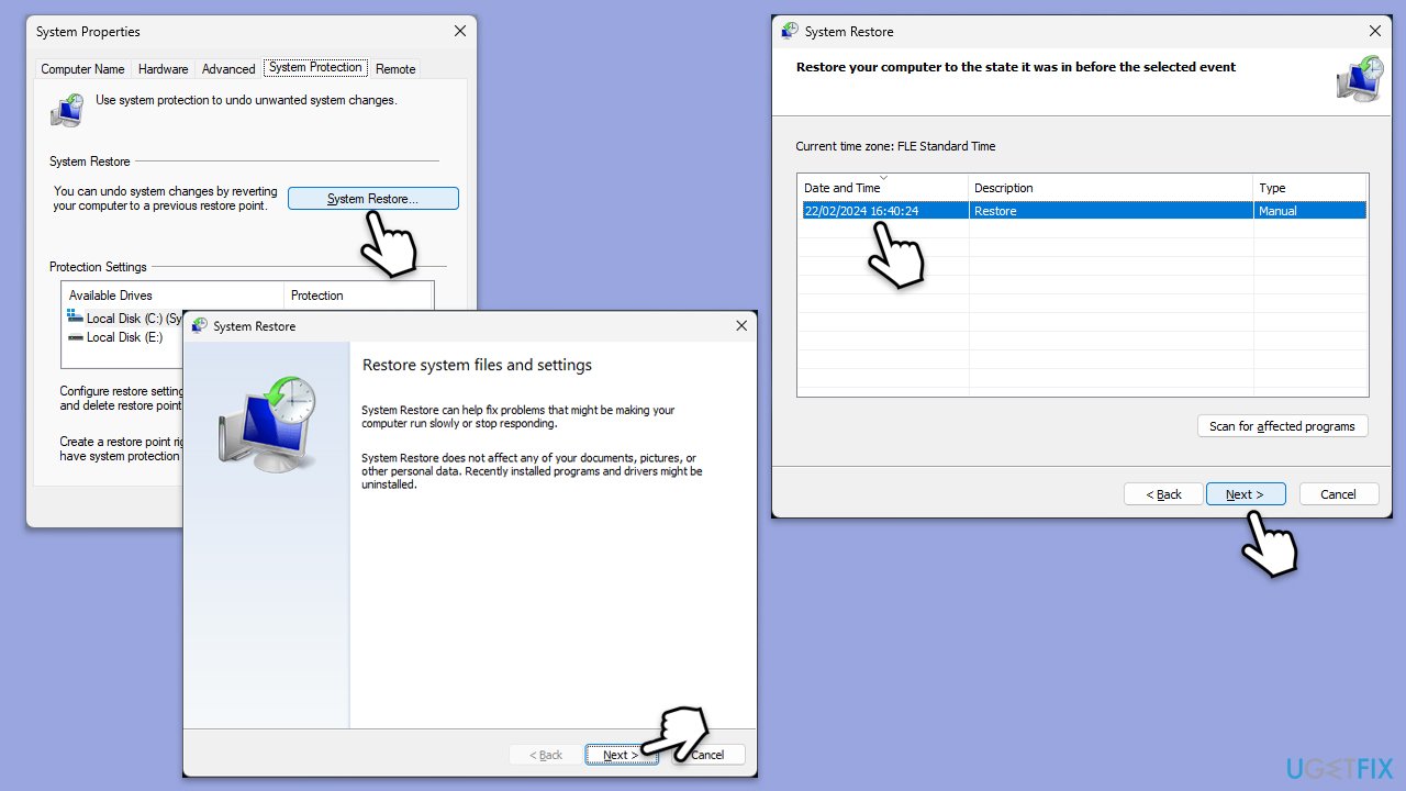 How to fix msctfui dll missing error in windows system restore
