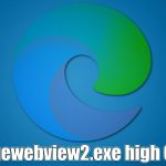 How to fix msedgewebview2 exe high cpu usage in windows
