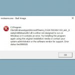 How to fix msteams exe bad image error 0xc0000020 in windows