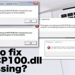 How to fix msvcp100 dll is missing